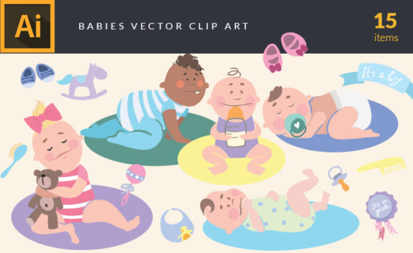 Babies Vector Pack 1