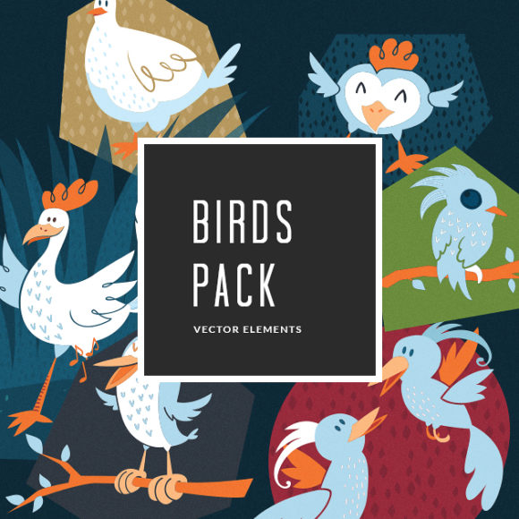 Birds 1 Vector Pack 1