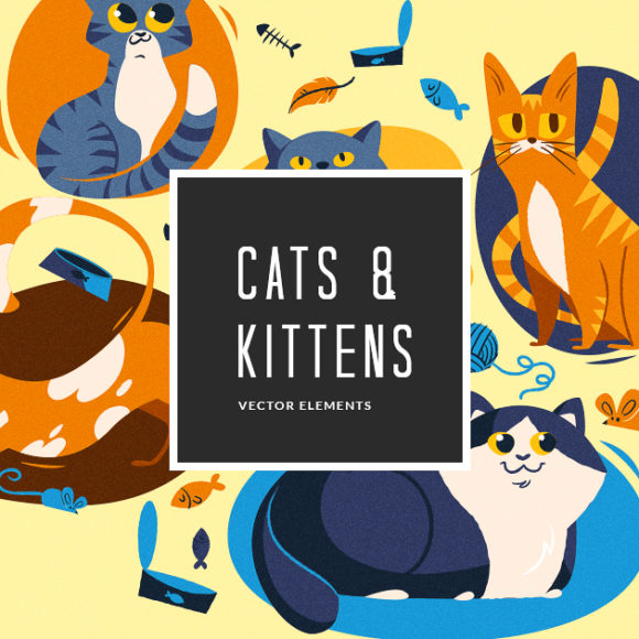Cats Vector Pack 1