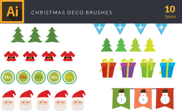 Christmas Decoration Vector Pack 1