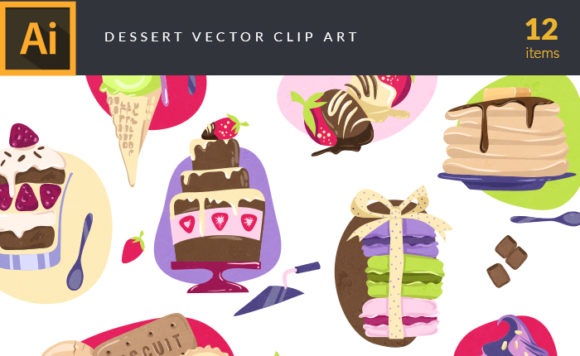 Desserts Vector Pack 1