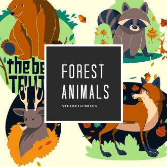 Illustrated Forest Animals | Vector Pack