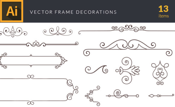 Frame Decorations | Vector Pack 1
