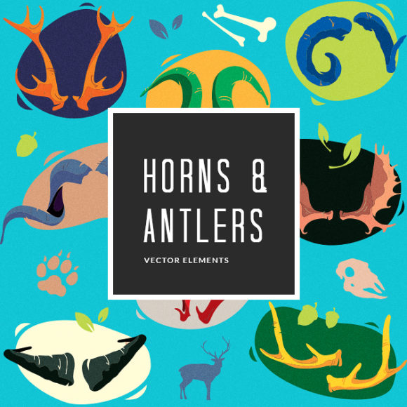 Horns and Antlers | Vector Pack