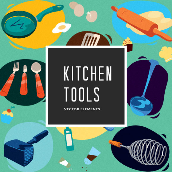 Illustrated Kitchen Tools | Vector Pack 1