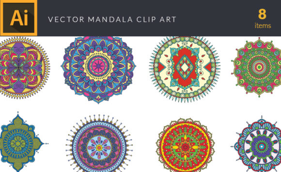 Free Mandala Vector Pack 1