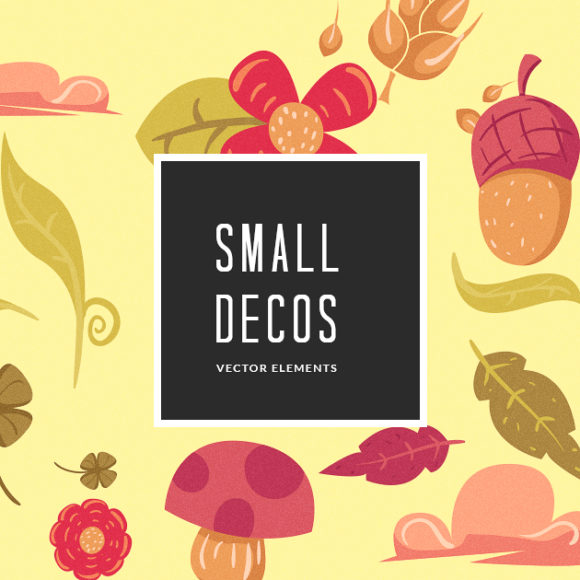 Small Illustrated Decorations Vector Pack