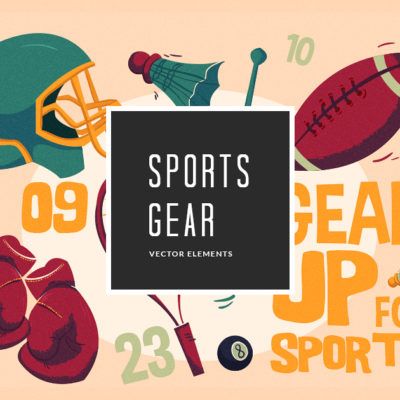 Illustrated Sport Gear Vector Pack