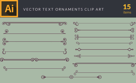 Text Decorations Vector Pack