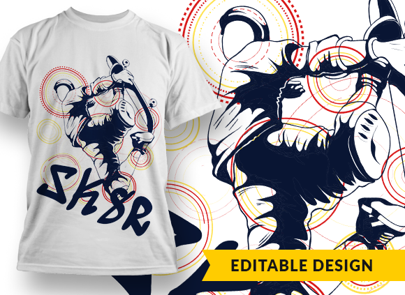 SK8R T-shirt Design 1