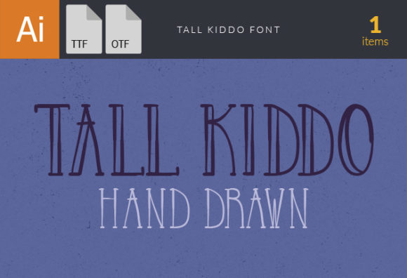 Tall Kiddo Font 5