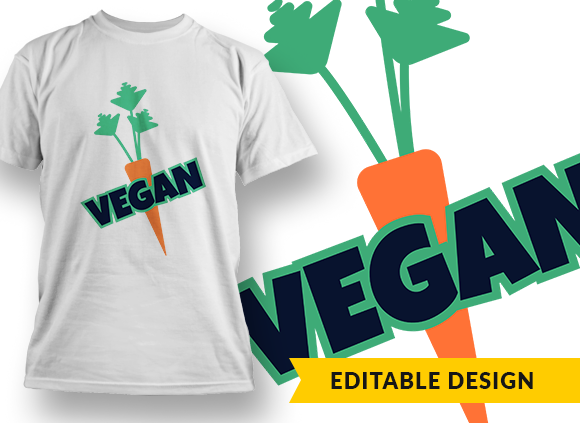 Vegan T-shirt Design 1