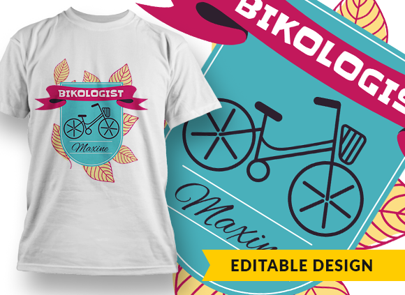 Bikologist T-shirt Design 1