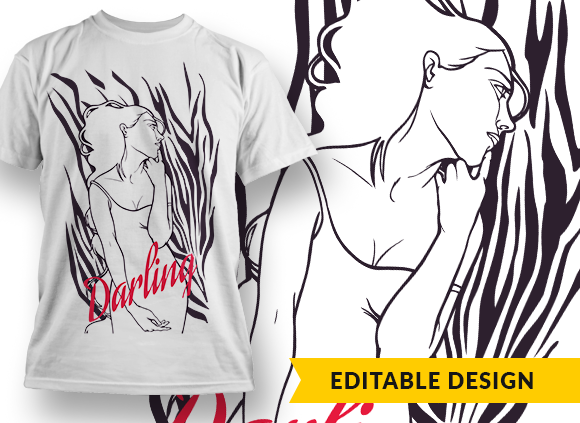 Darling T-shirt Design 1