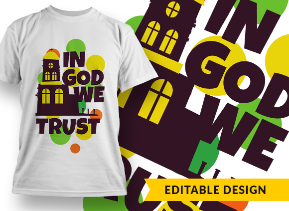 In God we trust T-shirt Design 1