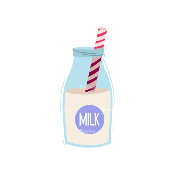 Drinks Glass Of Milk 04 1