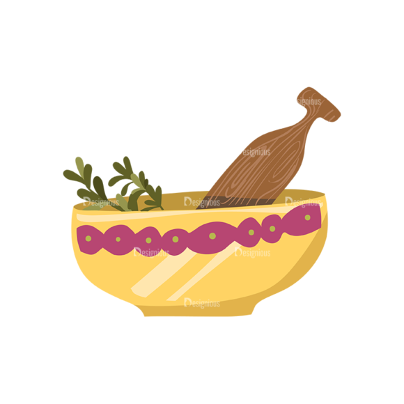 Herbs And Spices Mortal And Pestle 1