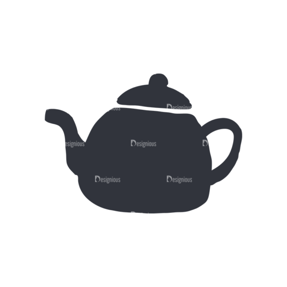 Coffee  And  Tea Set 17 Vector Small Kettle 1