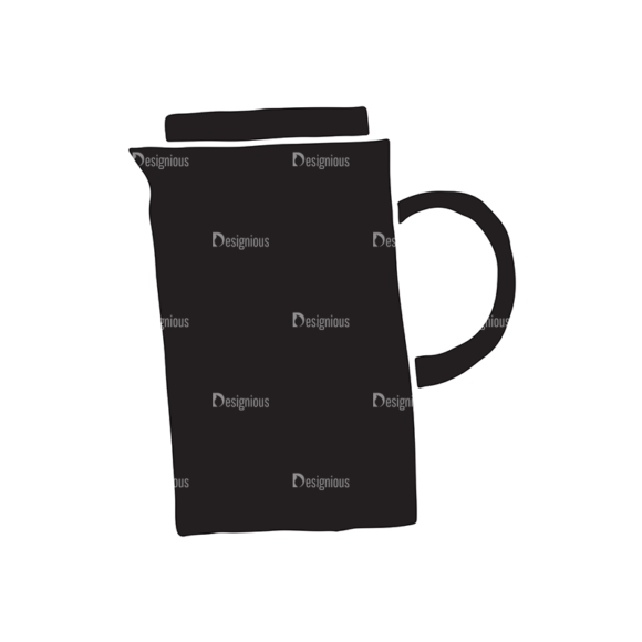 Coffee Elements Set 1 Vector Small Pitcher 08 1