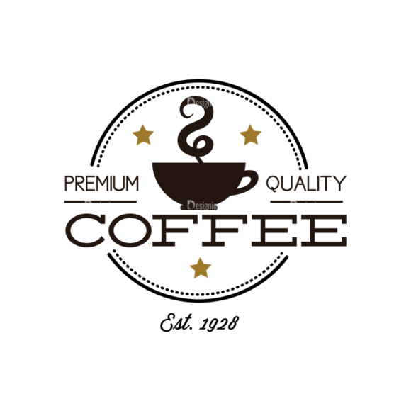Coffee Labels And Badges Vector Set Vector Coffee 07 1