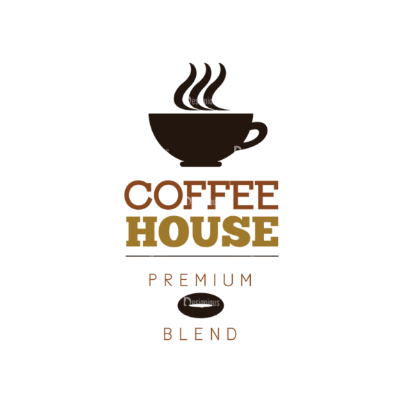 Coffee Labels And Badges Vector Set Vector Coffee House 1