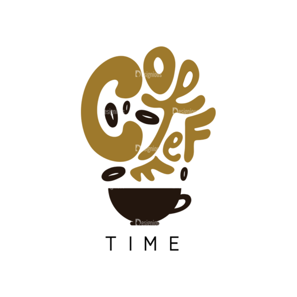 Coffee Labels And Badges Vector Set Vector Coffee Time 08 1