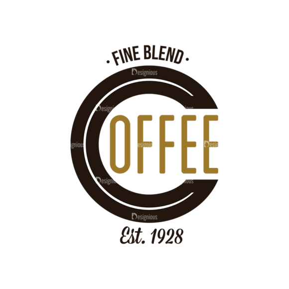 Coffee Labels And Badges Vector Set Vector Fine Blend 1