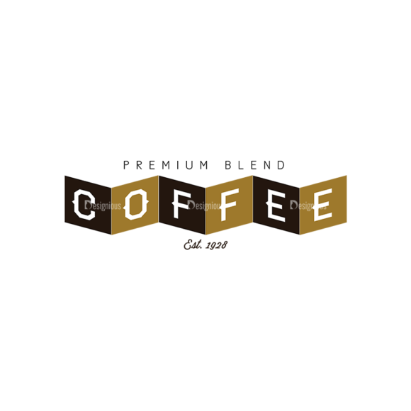 Coffee Labels And Badges Vector Set Vector Premium Blend 1