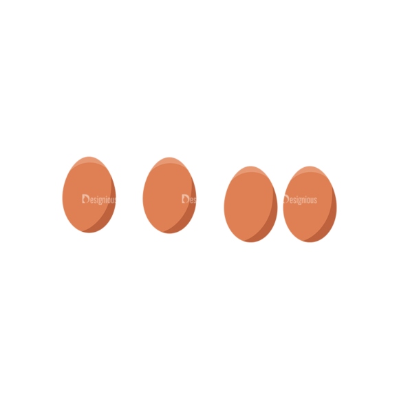 Food And Products Vector Set 7 Vector Eggs 1