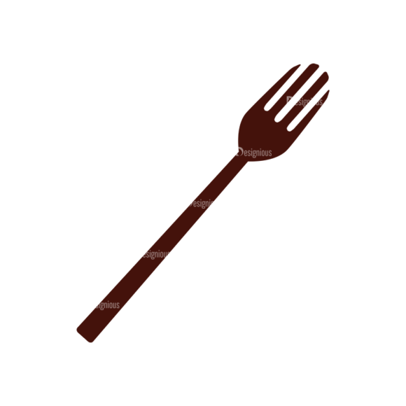 Food Vector Elements Set 1 Vector Fork 1
