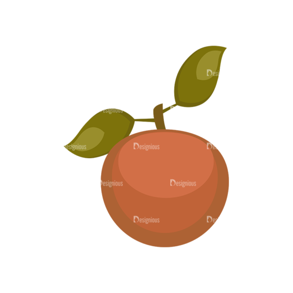 Fruits Vector Icons Set 1 Vector Peaches 1