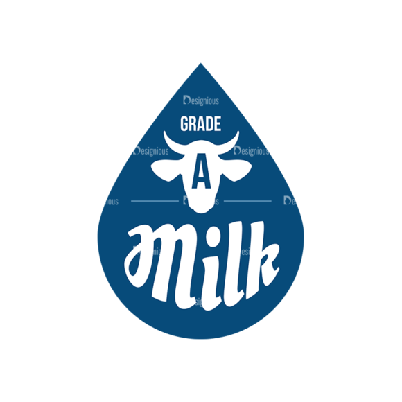Milk Logo Labels Vector Set 5 Vector Labels 07 1