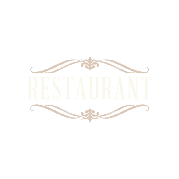 Restaurant Elements Vector Logo 06 1