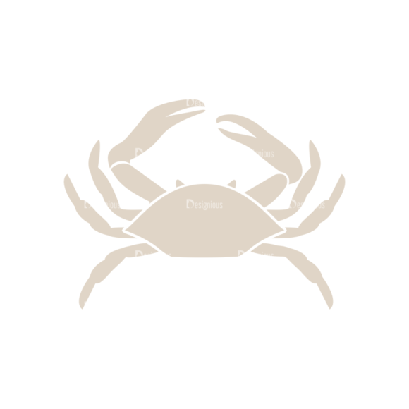 Seafood Logos Vector 2 Vector Crab 1