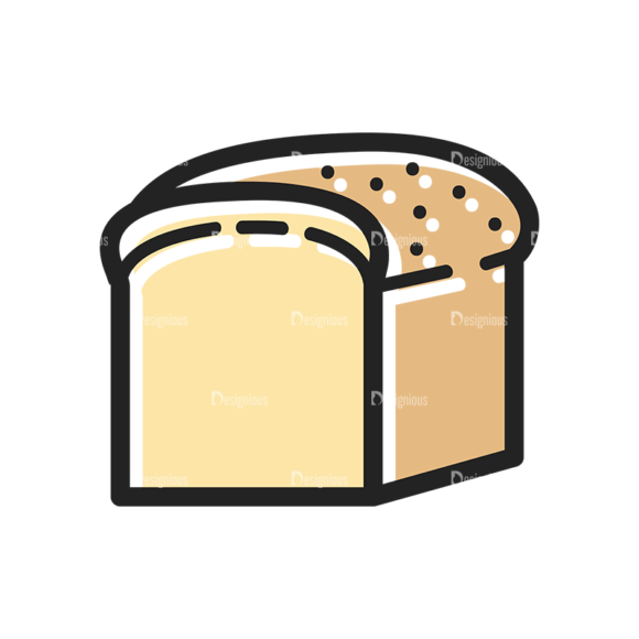 Vector Food Icons And Elements 3 Vector Bread 10 1