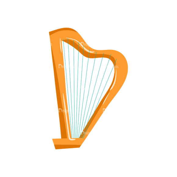 Musical Instruments Harp 1