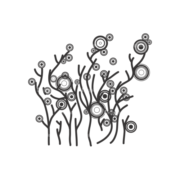 Abstract Trees Vector 1 11 1