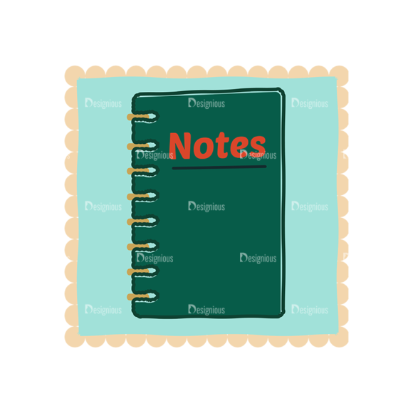 Back To School Vector Set 11 Vector Notebook 1