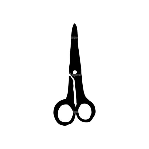 Barber Shop Set 15 Vector Scissors 07 1