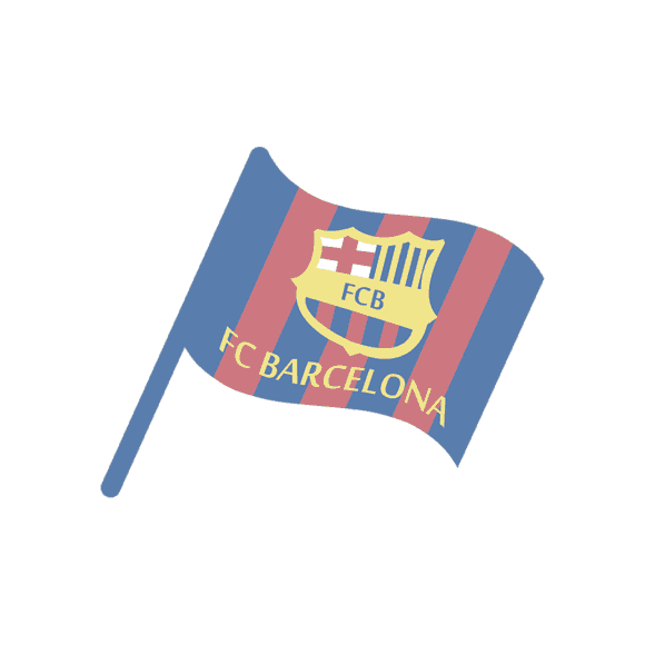 Barcelona Vector Flag 1