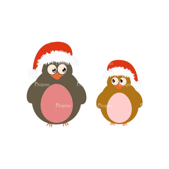 Christmas Kids And Animals Vector Bird 12 1