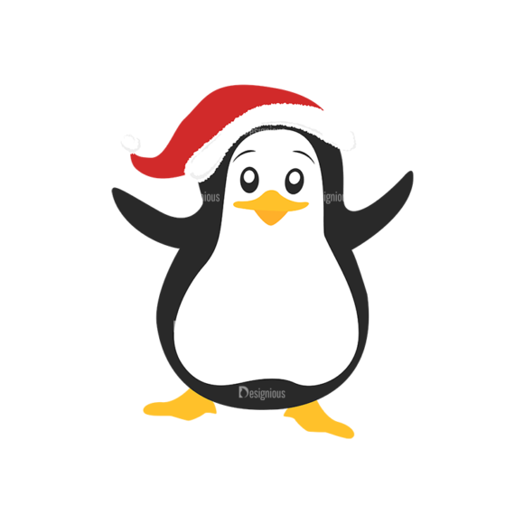 Christmas Kids And Animals Vector Penguin 08 1