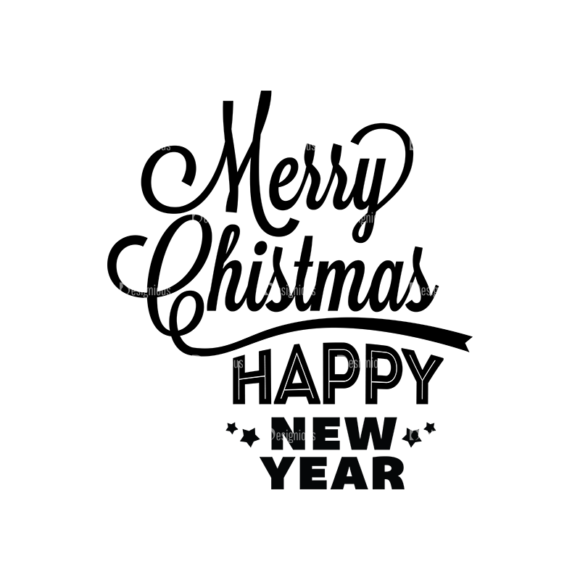 Christmas Typography 1 Vector Expanded Text 12 1