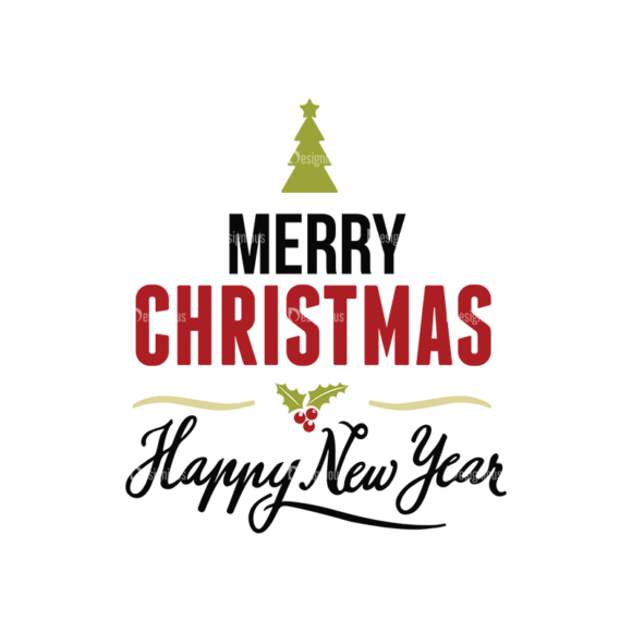 Christmas Typography 2 Vector Expanded Text 12 1