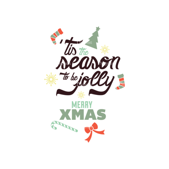 Christmas Typography 3 Vector Text 03 1