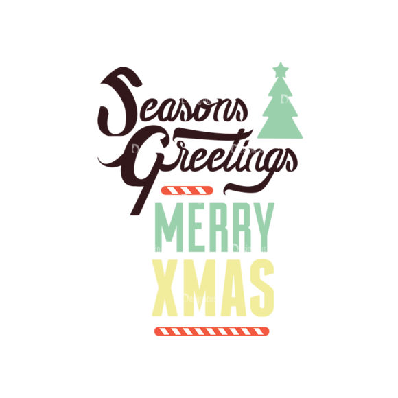Christmas Typography 3 Vector Text 05 1