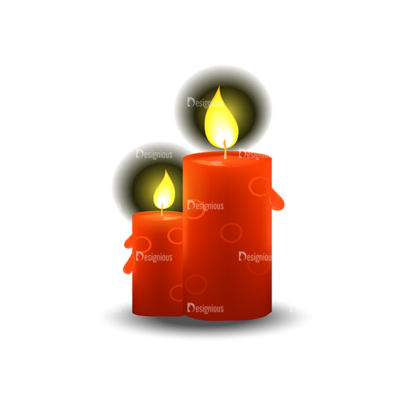 Christmas Vector Candles Vector Candle 02 1