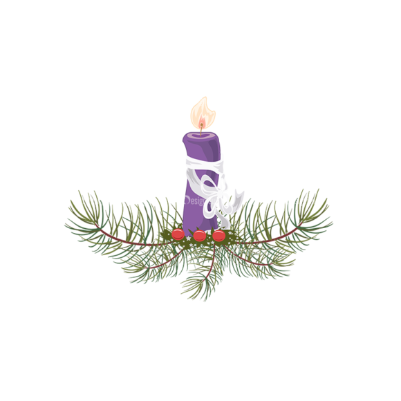 Christmas Vector Candles Vector Candle 06 1