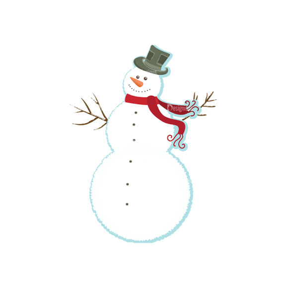 Christmas Vector Snowmen Vector Snowman 03 1