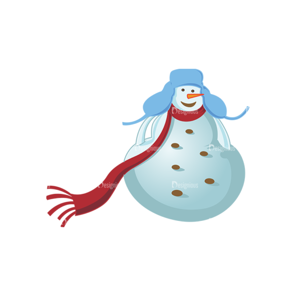 Christmas Vector Snowmen Vector Snowman 07 1